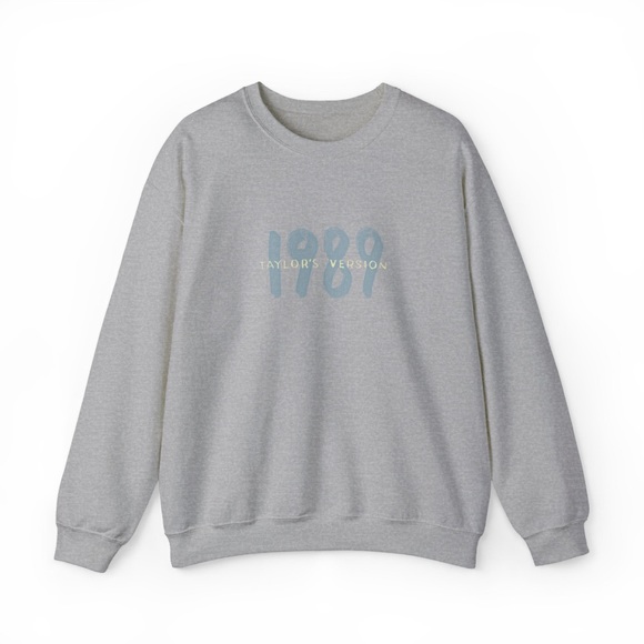Spotify Fans First Heather Gray 1989 (Taylor's Version) Crewneck - Picture 1 of 6
